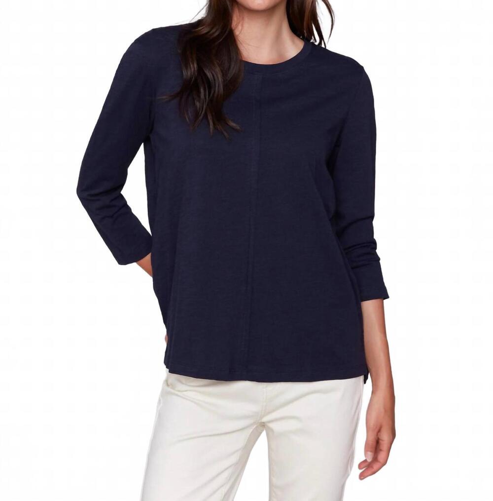 NEW CHARLIE B hannah top in navy